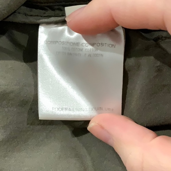 Stella McCartney Green Khaki Cotton Jacket D4 - Picture 10 of 11